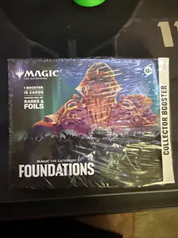 Foundations Collector Booster Box Sealed MTG Magic the Gathering English NEW - Image 1