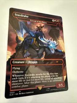Stardrake - Scourge of the Throne (Borderless) Secret Lair Drop Regular - Image 2