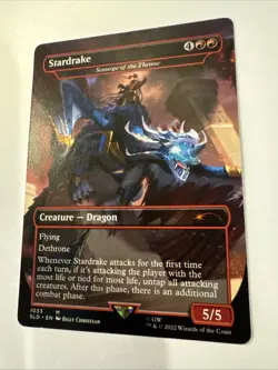 Stardrake - Scourge of the Throne (Borderless) Secret Lair Drop Regular - Image 3