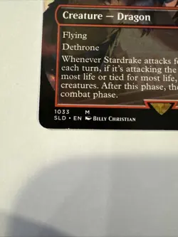 Stardrake - Scourge of the Throne (Borderless) Secret Lair Drop Regular - Image 4