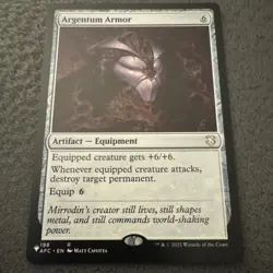 MTG - 198 - Argentum Armor - Adventures in a Forgotten Realm - Non-foil - Image 1