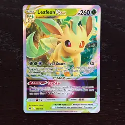 Leafeon VSTAR 014/159 Pokemon Crown Zenith Sword & Shield Ultra Rare Holo NM - Image 1