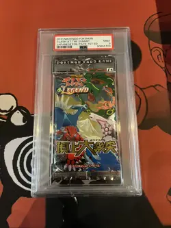 2010 NINTENDO POKEMON CLASH AT THE SUMMIT JAPANESE FOIL PACK-1ST ED. Psa 9 - Image 1