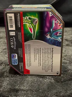 Pokemon Scarlet & Violet Pokemon TCG Tin Iron Leaves ex SEALED NEW - Image 4
