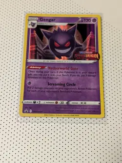 Gengar Lost Origin Stamped Pokemon Sword & Shield Holo Card 2022 SWSH241 - NM - Image 1
