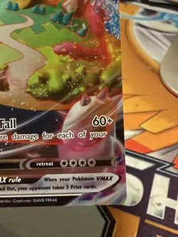 Pokemon TCG Snorlax VMAX Holo Ultra Rare Sword & Shield Base Set 142/202 - Image 5