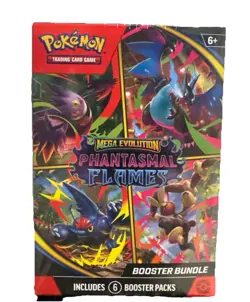 Pokemon Booster Bundle Box Mega Evolution Phantasmal Flames TCG - Image 1