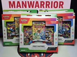 Pokemon TCG First Partner Illustration Collection Series 1 - LOT of (3) - NEW - Image 1
