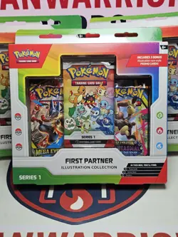 Pokemon TCG First Partner Illustration Collection Series 1 - LOT of (3) - NEW - Image 2