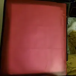 Vintage 1998 Pokemon 3-Ring Card Binder w/ Zipper Handle Pink Red Translucent - Image 2
