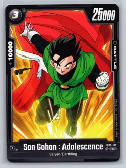 Dragon Ball Super Card Game Son Gohan Adolescence FB05-102 C Fusion World - Image 1