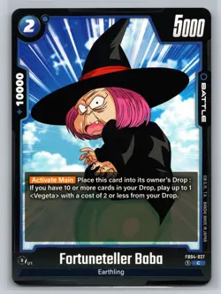 Dragon Ball Super Card Game Fortuneteller Baba FB04-027 C Fusion World Battle - Image 1