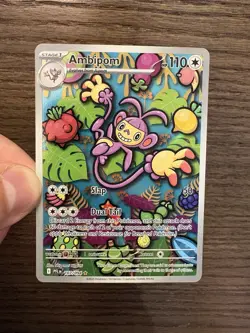 Pokemon TCG Ambipom Illustration Rare Holo Phantasmal Flames 107/094 NM/Mint - Image 1