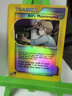 Pokemon Bill’s Maintenance 137/165 Expedition Reverse Holo Trainer – LP - Image 1
