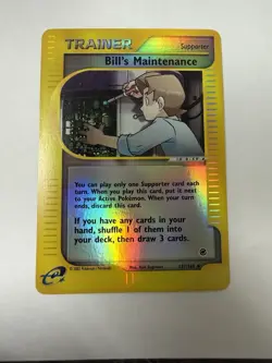 Pokemon Bill’s Maintenance 137/165 Expedition Reverse Holo Trainer – LP - Image 2