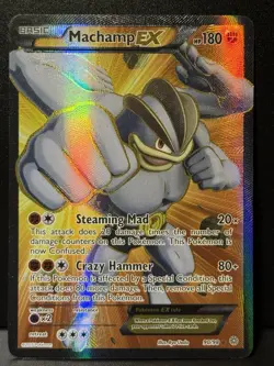 Machamp EX 37/98 XY Ancient Origins Holo Ultra Rare Pokemon Card AB2 MP1 - Image 1