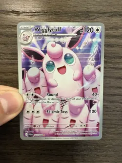 Pokemon TCG Wigglytuff Holo Illustration Rare Phantasmal Flames 105/094 NM/Mint - Image 1