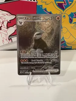 Pokemon Black Bolt Excadrill EX SIR 168/086 - Image 1