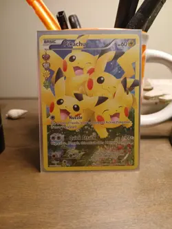 Pokemon B&W Pikachu (Full Art) RC29-32 Generations: Radiant Collection Holo - Image 1