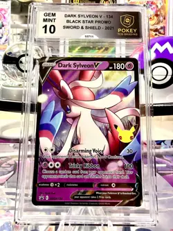 CGC 10 Dark Sylveon V SWSH134 Celebrations Black Star Promo Pokemon TCG - Image 1