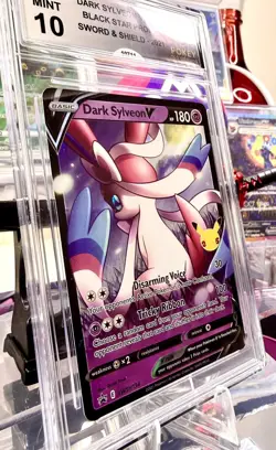 CGC 10 Dark Sylveon V SWSH134 Celebrations Black Star Promo Pokemon TCG - Image 3