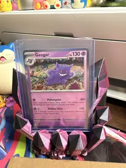 Pokemon Gengar 094/165 Holo Rare Scarlet & Violet 151 130 HP Poltergeist - Image 3
