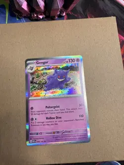 Pokemon Gengar 094/165 Holo Rare Scarlet & Violet 151 130 HP Poltergeist - Image 4