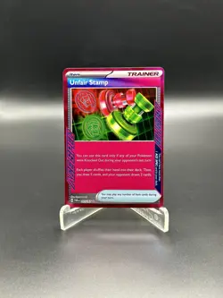 Unfair Stamp - ACE SPEC RARE - Twilight Masquerade - 165/167 Pokemon TCG - Image 3