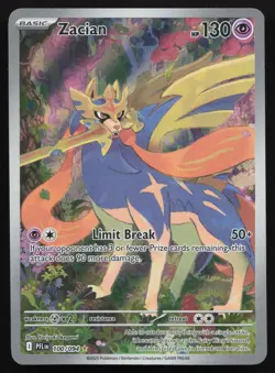 Zacian 100/094 PFL Phantasmal Flames Pokemon - NM - Image 1
