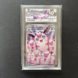 Pokemon TCG Wigglytuff 105/094 Gem Mint ACE 10 - Perfect Subgrades - Image 1