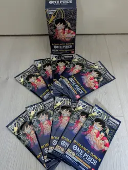 One Piece CCG TCG OP-01 OP01 Romance Dawn 10x Japanese Booster Packs Sealed - Image 1