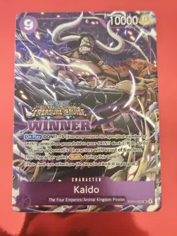 One Piece TCG Kaido SR Alt Art Treasure Cup Winner Promo ST04-003 Near Mint - Image 1