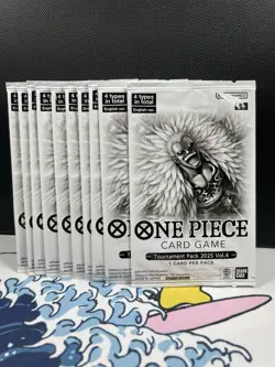Tournament Pack 2025 Vol. 4 One Piece Promotion Cards (OP-PR) English x10 (1115) - Image 1