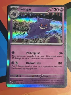 Gengar # 094/165 Holo Rare - Scarlet And Violet 151 Pokemon Card NM x1 - Image 1