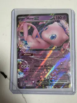 Pokemon Mew EX 151/165 Full Art Holo Double Rare Scarlet & Violet 151 Card - Image 1