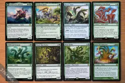 Lot 8 Green Hydra Creatures *NM* Set Magic MTG EDH Commander Deck Polukranos - Image 1