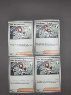 4x Team Rocket's Ariana 171/182 x4 - Destined Rivals - Pokemon TCG - Playset - Image 1