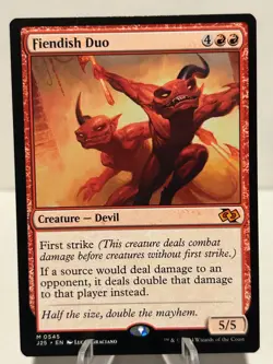 Fiendish Duo 545 M Foundations Jumpstart NM MTG - Image 1