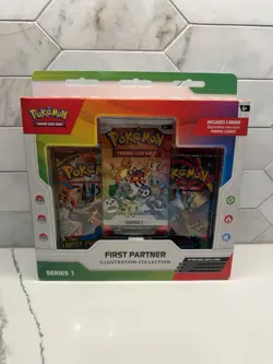 Pokemon First Partner Illustration Collection Box Series 1 Factory Sealed 💎💎 - Image 1