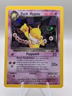 Dark Hypno Holo Rare Pokemon TCG Team Rocket 9/82 - Image 1