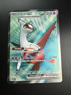 Pokemon TCG Latias ex SSP EN 220/191 Surging Sparks Full Art - Image 1