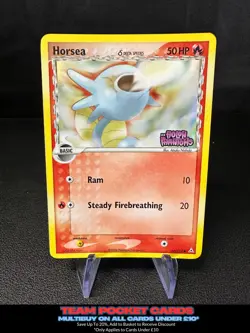 Horsea 66/110 Reverse Holo, EX Holon Phantoms, Pokemon, LP - Image 1
