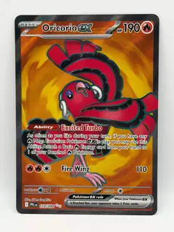 Oricorio ex 110/094 Phantasmal Flames NM Ultra Rare Holo Pokemon TCG - Image 1