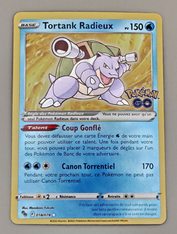 Carte Pokemon Tortank Radieux Pokemon GO 018/078 - Image 1