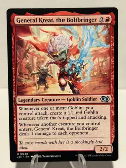 General Kreat, the Boltbringer (Anime) 48 U Foundations Jumpstart NM MTG - Image 1