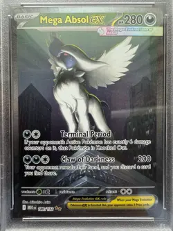 Pokemon Mega Absol EX 180/132 Mega Evolution English Special Illustration PSA 10 - Image 2
