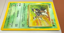 POKEMON TCG PINSIR HOLO 9/64 JUNGLE NO SET SYMBOL ERROR ULTRA RARE MODERATE PLAY - Image 4