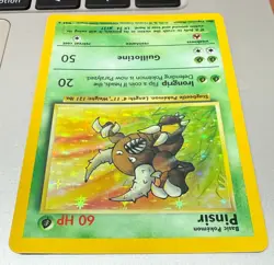 POKEMON TCG PINSIR HOLO 9/64 JUNGLE NO SET SYMBOL ERROR ULTRA RARE MODERATE PLAY - Image 5