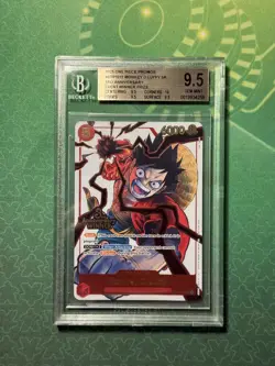 Monkey.D.Luffy - ST01-012 (3rd Anniversary Winner) St01-012 One Piece BGS 9,5 - Image 1