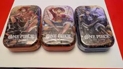 ONE PIECE CARD GAME - Mini TIN PACK- Lot Of 3 Tins Set VOL. 2 - Image 1